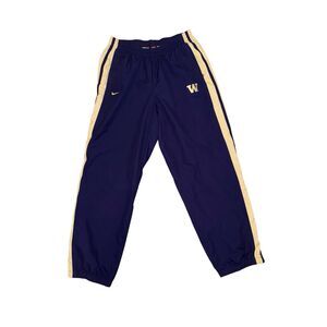 Vintage Nike Team Washington Huskies UW Purple Track Pants Windbreaker Pants Siz